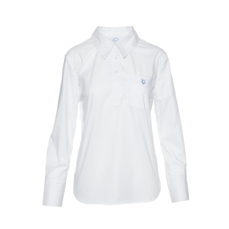 The Garçonne Shirt in brrr° Oxford - Marceille