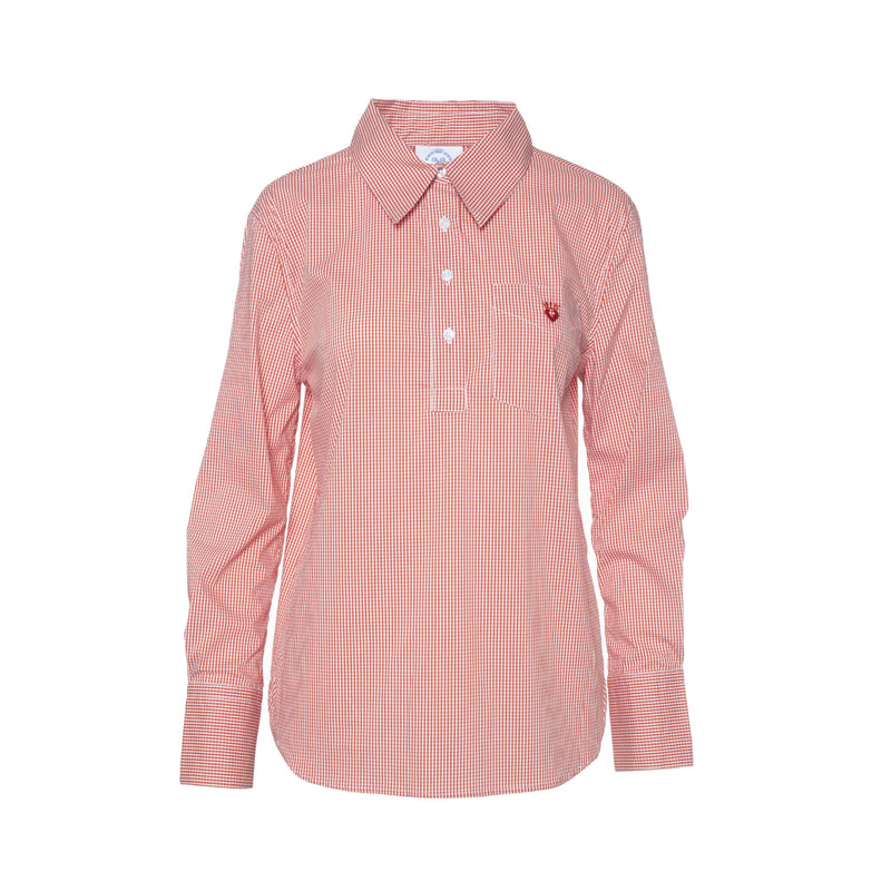 The Garçonne Shirt in Performance Poplin - Marceille